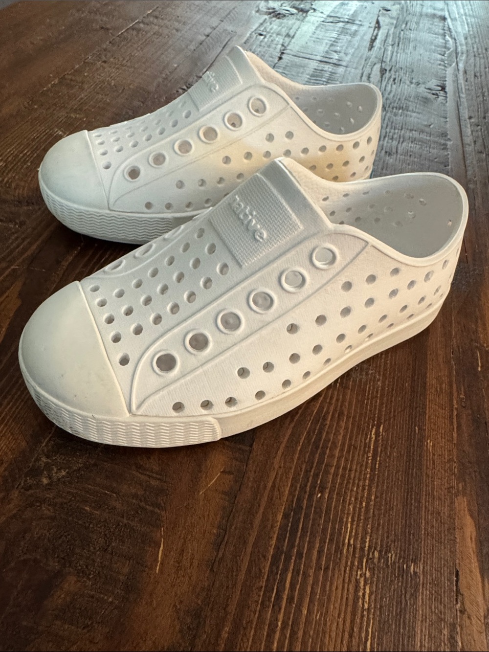 Native Slip-On Water Shoes in White